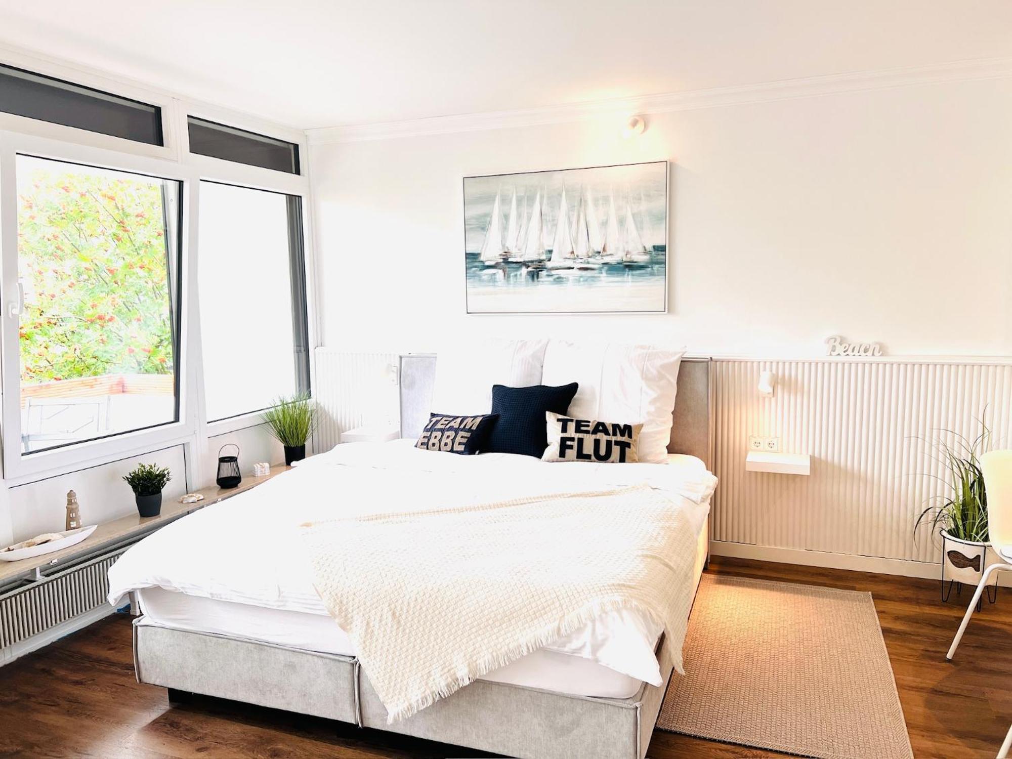 Neu - Frisch Renoviertes Ferienapartment "Waterkant" Büsum Exteriör bild